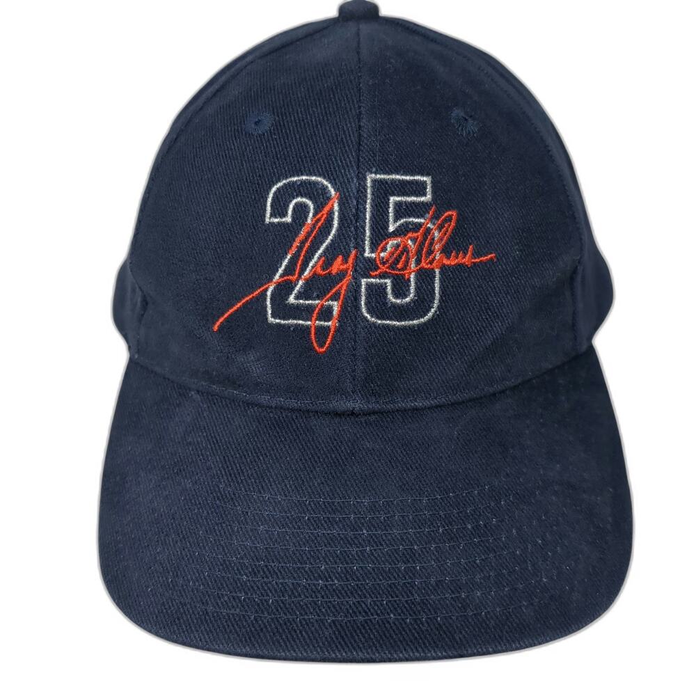 Jerry Nadeau 25 NASCAR Action Racing Blue Cotton Strapback Baseball Cap Hat OSFM